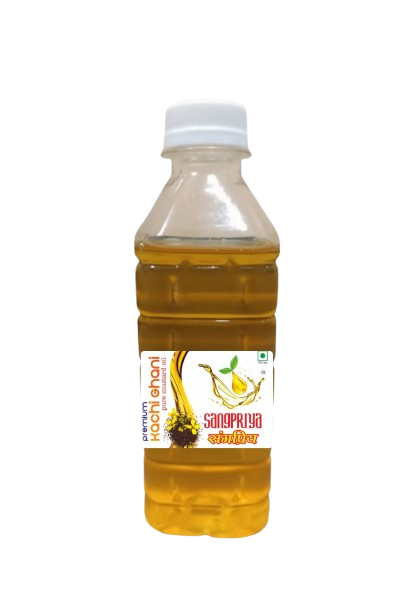 200g Sangpriya yellow mustard oil bottle
